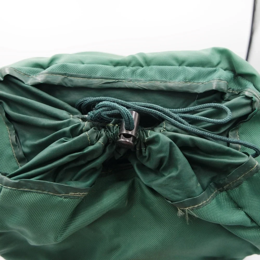 Vintage Marker Backpacking Pack Green Magenta Hiking Daypack Made in Korea 90s